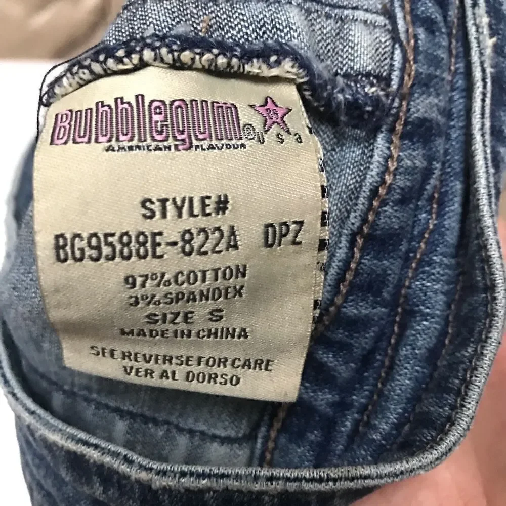 ‎Bubblegum fun patch denim jean vest S